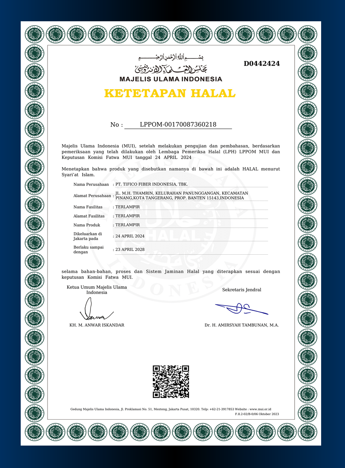 Halal : MUI
